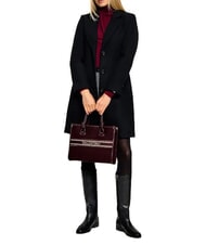 MARIO VALENTINO WINTER AELLA Handtasche mit Schulterriemen Bordeaux - Damentaschen - 6