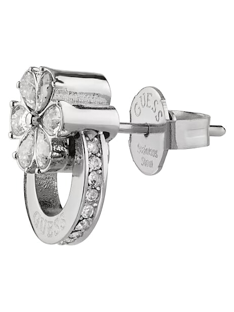 ACE OF DIAMONDS Ohrringe mit Kristallapplikation SILBER - Ohrringe
