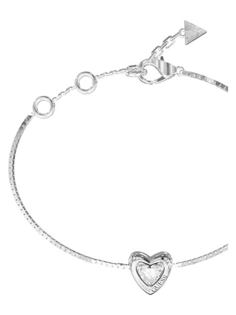 BELOVED Armband mit herzf&ouml;rmigem Anh&auml;nger SILBER - Armb&auml;nder