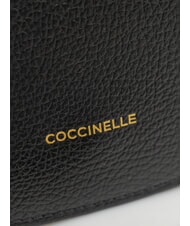 COCCINELLE ALPHA Mini-Schultertasche Schwarz - Damentaschen - 4