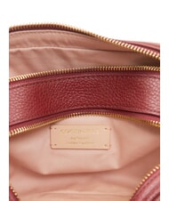 COCCINELLE ALPHA Kleine Schultertasche aus Leder Johannisbeere - Damentaschen - 5