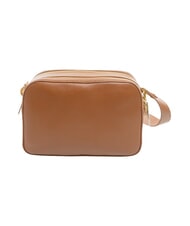 COCCINELLE ALPHA Kleine Schultertasche aus Leder Cognac - Damentaschen - 3
