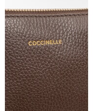 COCCINELLE ALPHA Einkaufstasche aus Leder Br&uuml;nette - Damentaschen - 4