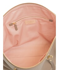 COCCINELLE ALPHA Einkaufstasche aus Leder warmes Taupe - Damentaschen - 5