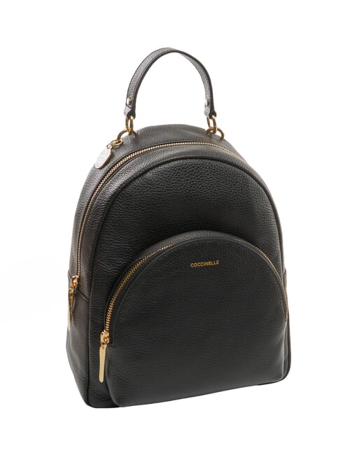 ALPHA Lederrucksack Schwarz - Damentaschen