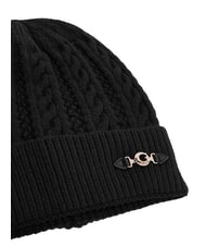 GUESS FRANCES KNITTED Strickm&uuml;tze mit B&uuml;ndchen SCHWARZ - M&uuml;tzen/H&uuml;te - 3