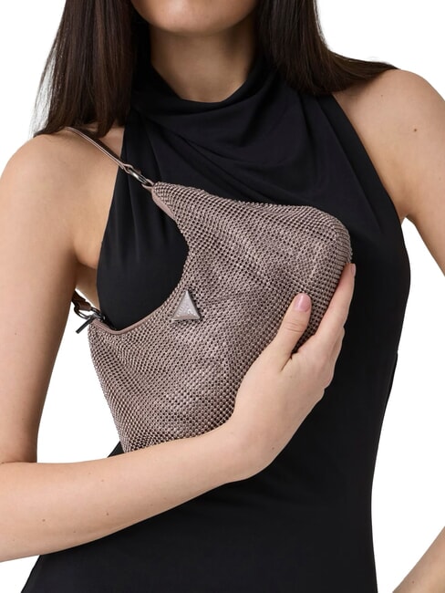 JEWELS Schultertasche, doppelt tragbar Zinn - Damentaschen
