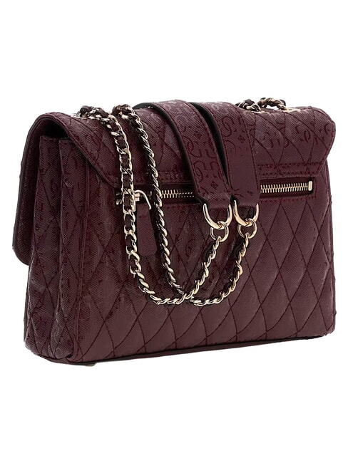 TAMARA Gesteppte Schultertasche Merlot - Damentaschen