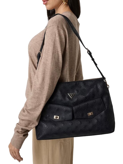 BLAKE Schultertasche, verstellbar schwarzes Logo - Damentaschen
