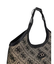 GUESS SAMANTHA Umh&auml;ngetasche schwarzes Logo - Damentaschen - 4