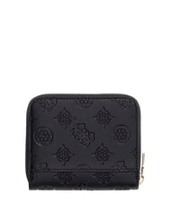 GUESS CARMELLA Kompaktes Portemonnaie schwarzes Logo - Brieftaschen Damen - 3