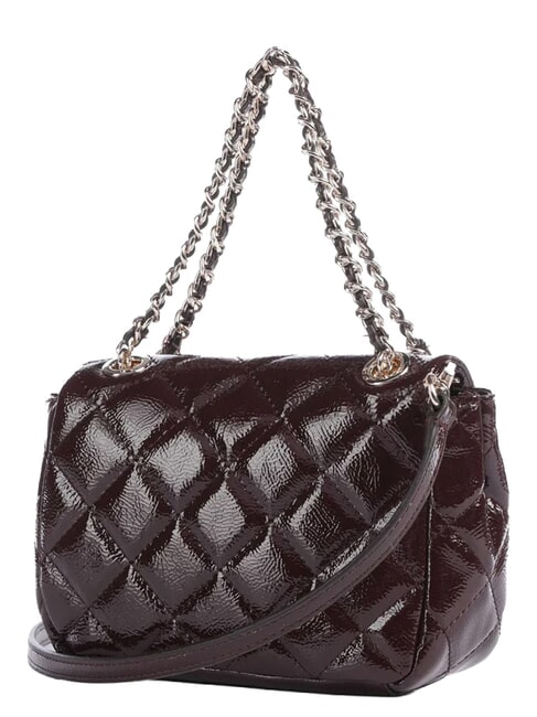 JULIET Mini-Handtasche mit Schulterriemen Burgund - Damentaschen