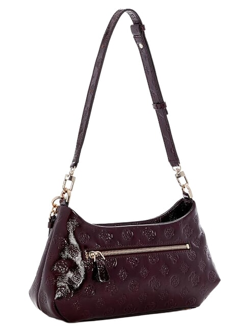 CARMELLA Handtasche mit Schulterriemen burgunderrotes Logo - Damentaschen