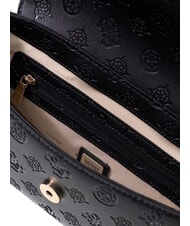 GUESS CARMELLA Umh&auml;ngetasche schwarzes Logo - Damentaschen - 5