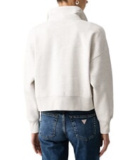 GUESS JEANS SCRIPT EMBRO NOTCH Sweatshirt mit Kragen - Sweatshirts Damen
