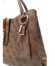 GUESS YVONNE LOGO Handtasche mit Schulterriemen MILCH-LOGO - Damentaschen - 3