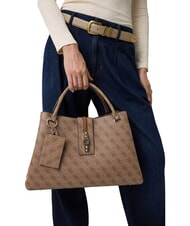 GUESS YVONNE LOGO Handtasche mit Schulterriemen MILCH-LOGO - Damentaschen - 7