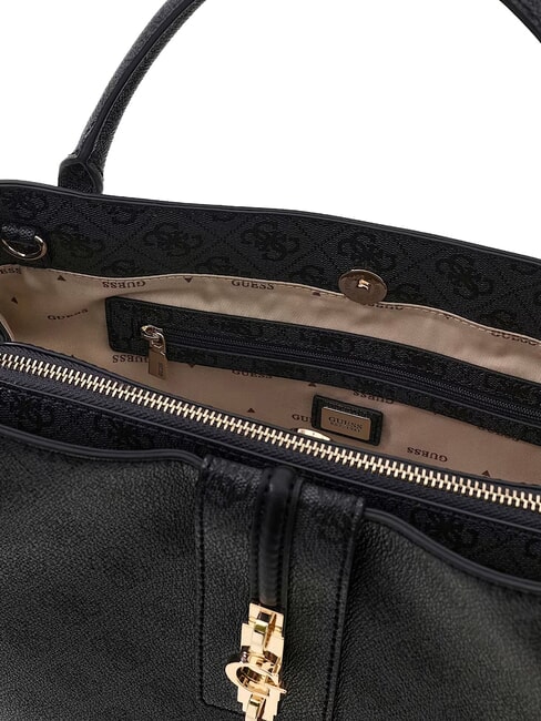YVONNE LOGO Handtasche mit Schulterriemen Kohle - Damentaschen