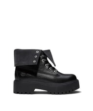 TIMBERLAND STONE STREET Lederstiefeletten schwarzes Vollkorn - Damenschuhe - 6