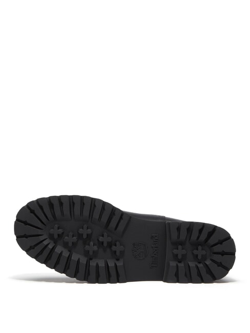 BRITTON DRIVE Niedrige Lederstiefeletten schwarzes Vollkorn - Damenschuhe