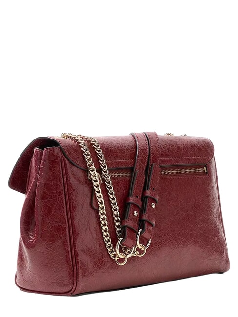 ANTONIA Schultertasche mit zwei Henkeln ROT - Damentaschen