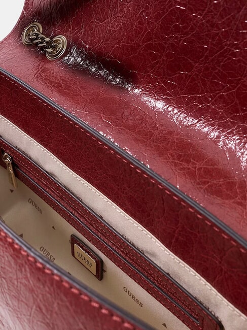 ANTONIA Schultertasche mit zwei Henkeln ROT - Damentaschen
