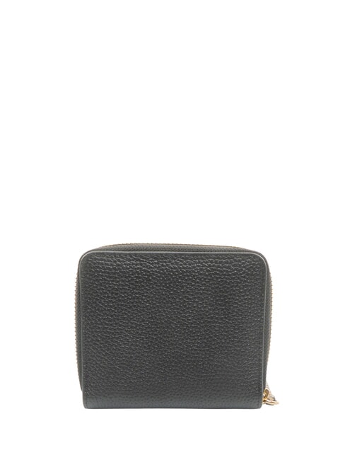 BIRDIE Mittelgro&szlig;e Ledergeldb&ouml;rse schwarz / naturop - Brieftaschen Damen