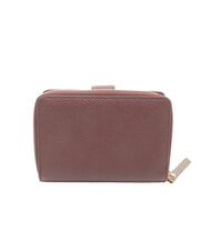 BORBONESE BIRDIE Mittelgro&szlig;e Ledergeldb&ouml;rse Merlot/Natural Op - Brieftaschen Damen - 3
