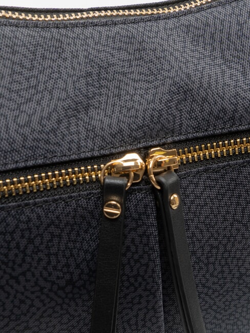 LUNA FLEXOS ZIP Umh&auml;ngetasche Schwarz - Damentaschen