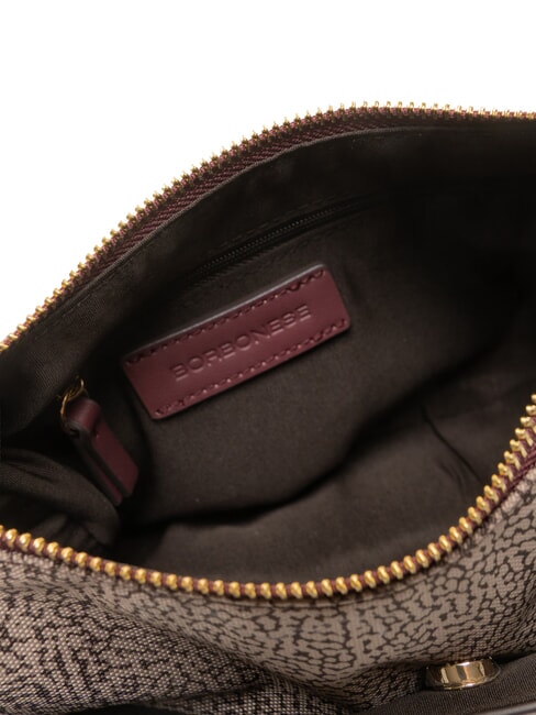LUNA DOWNTOWN Mini-Schultertasche natural op/merlot - Damentaschen