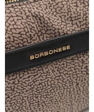 BORBONESE LUNA DOWNTOWN Mini-Schultertasche natur op / schwarz - Damentaschen - 3