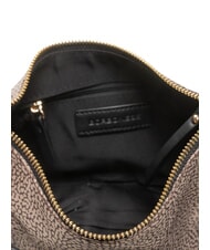 BORBONESE LUNA DOWNTOWN Mini-Schultertasche natur op / schwarz - Damentaschen - 5