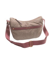 BORBONESE LUNA DOWNTOWN Verstellbare Schultertasche natural op/merlot - Damentaschen - 2