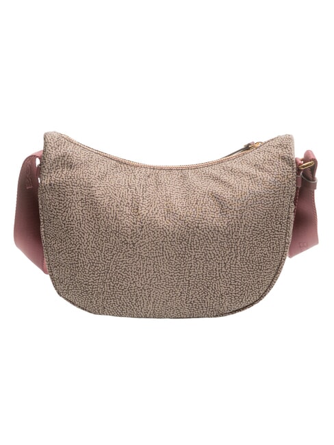 LUNA DOWNTOWN Verstellbare Schultertasche natural op/merlot - Damentaschen