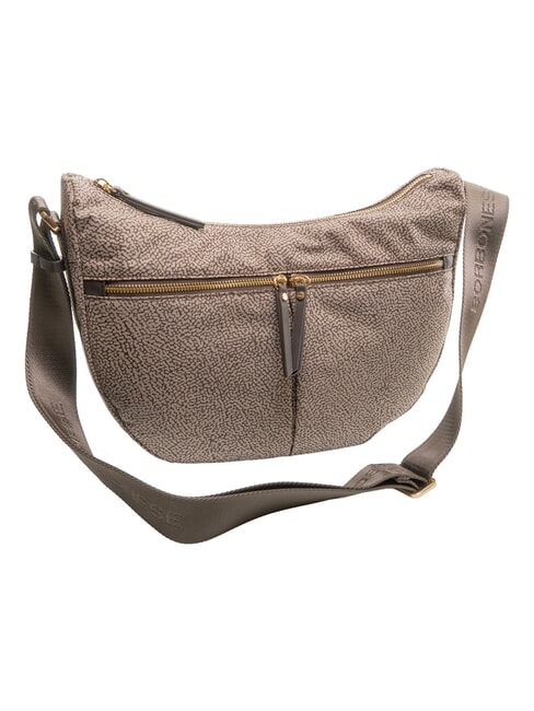 LUNA FLEXOS ZIP Schultertasche, verstellbar natur op/dunkelbraun - Damentaschen