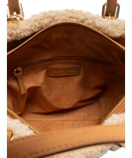 BORBONESE SUEDE LOGO Handtasche mit Schulterriemen Leder - Damentaschen - 5