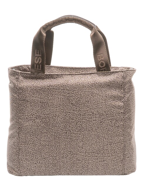 FLEXOS ZIP Handtasche mit Schulterriemen natur op/dunkelbraun - Damentaschen