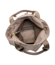 BORBONESE FLEXOS ZIP Handtasche mit Schulterriemen natur op/dunkelbraun - Damentaschen - 5