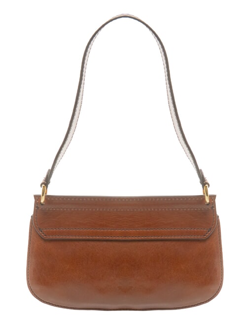 ERICA Schultertasche, Leder BRAUN - Damentaschen