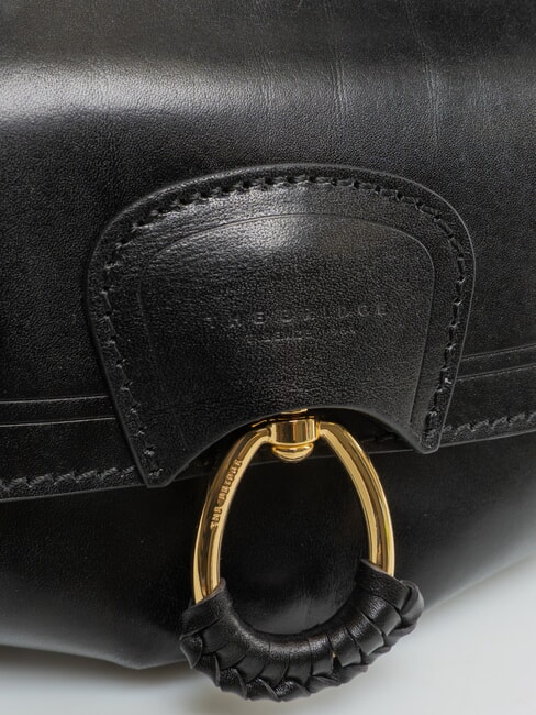 ERICA Schultertasche, Leder Schwarzes Gold - Damentaschen
