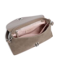 COCCINELLE NIKLA SUEDE BIMATERIAL Umh&auml;ngetasche warmes Taupe - Damentaschen - 3