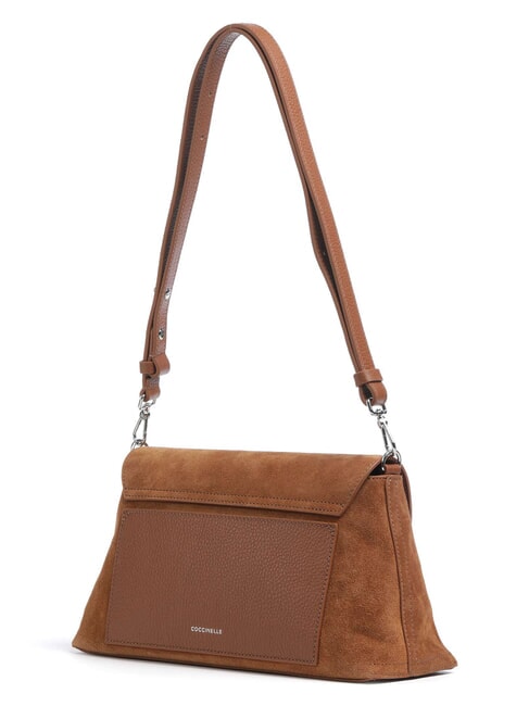 NIKLA SUEDE BIMATERIAL Umh&auml;ngetasche Cognac - Damentaschen