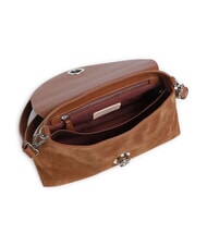 COCCINELLE NIKLA SUEDE BIMATERIAL Umh&auml;ngetasche Cognac - Damentaschen - 4