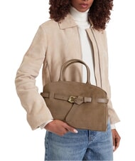 COCCINELLE SABINE SUEDE BICOLOR Handtasche mit Schulterriemen - Damentaschen