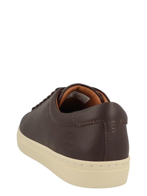 DOR PARK Ledersneakers dunkelbraunes Vollnarbenleder - Herrenschuhe