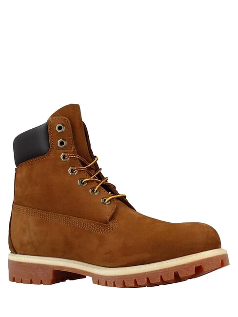 PREMIUM Schn&uuml;rstiefeletten aus Leder orange - Herrenschuhe