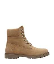 TIMBERLAND PREMIUM Schn&uuml;rstiefeletten aus Leder Mittelbeige - Damenschuhe - 2