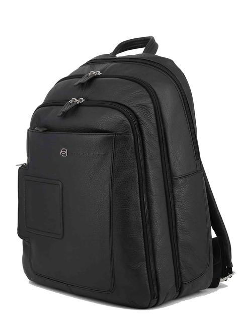 Rucksack Linie VIBE out, in Leder, Notebookhalter bis 13 " Schwarz - PC-Rucks&auml;cke