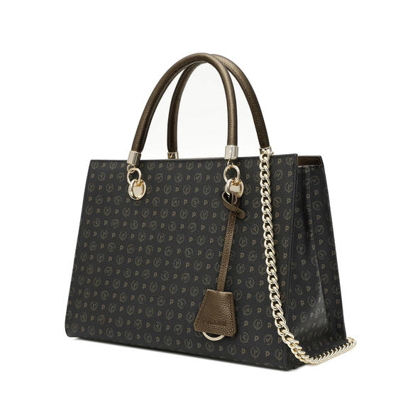 Heritage Bronze Handtasche, mit Schultergurt schwarze Bronze - Damentaschen